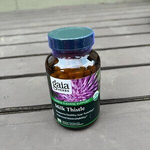 GAIA HERBS Milk Thistle Exp. 6/26 *SEALED* x 1 jar NEW